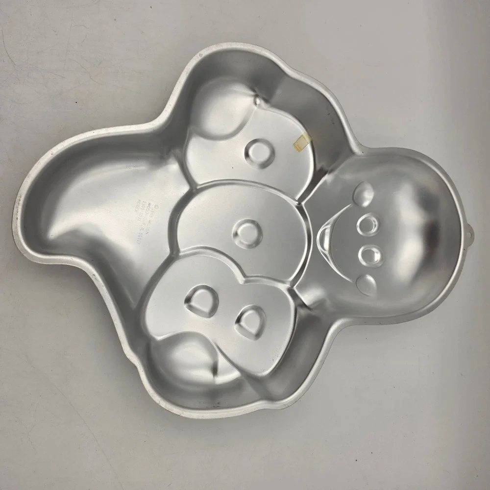 1988 Wilton BOO Ghost Halloween Cake Pan 2105-1031 NOS w/ Insert & Instructions